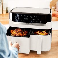 Аэрогриль (аэрофритюрница) Tefal Dual Easy Fry & Grill EY901AE0 - Превью изображения №3 — Интернет-магазин Time-Shop