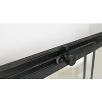 Душевой уголок RGW LE-41B (LE-12B + Z-050-2B) 34124185-014 150x80 (черный/прозрачное стекло) - Превью изображения №3 — Интернет-магазин Time-Shop