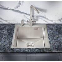 Кухонная мойка Milacio Denia 46 Steel MC.77470 (нержавеющая сталь) - Превью изображения №3 — Интернет-магазин Time-Shop