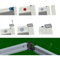 Душевой уголок RGW CL-48B (CL-14B + Z-050-1B) 32094891-014 110x90 (черный/прозрачное стекло) - Превью изображения №2 — Интернет-магазин Time-Shop