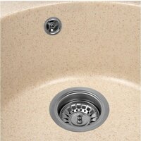 Кухонная мойка Saniteco Nova (бежевый) - Превью изображения №9 — Интернет-магазин Time-Shop