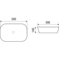 Умывальник WeltWasser Elbach M2195 BDG - Превью изображения №2 — Интернет-магазин Time-Shop