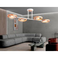 Люстра средней высоты Ambrella light Traditional TR8247/4 WH/LWD - Превью изображения №8 — Интернет-магазин Time-Shop