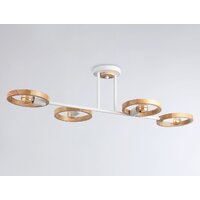 Люстра средней высоты Ambrella light Traditional TR8247/4 WH/LWD - Превью изображения №4 — Интернет-магазин Time-Shop