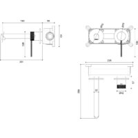 Смеситель Vincea VBFW-2RM1GM - Превью изображения №3 — Интернет-магазин Time-Shop