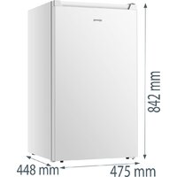 Однокамерный холодильник Gorenje RB39EPW4 - Превью изображения №4 — Интернет-магазин Time-Shop
