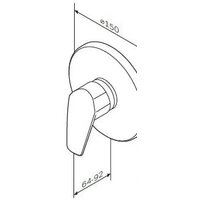 Смеситель без скрытого механизма AM.PM Gem F9075000 - Превью изображения №2 — Интернет-магазин Time-Shop