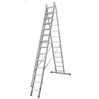 Лестница-стремянка Новая высота NV 223 алюминиевая трёхсекционная 3x13 ступеней - Превью изображения №6 — Интернет-магазин Time-Shop