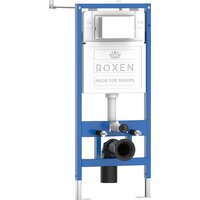 Инсталляция для унитаза Roxen StounFix Dual Fresh 710200 с удлиненными креплениями в комплекте и встр. контейнером для гигиенических таблеток (аромадозатор) - Превью изображения №2 — Интернет-магазин Time-Shop