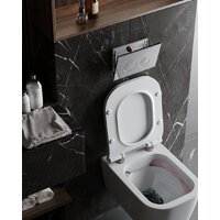 Инсталляция для унитаза Roxen StounFix Dual Fresh 710200 с удлиненными креплениями в комплекте и встр. контейнером для гигиенических таблеток (аромадозатор) - Превью изображения №7 — Интернет-магазин Time-Shop