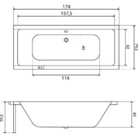 Ванна Lauter Oasis 175х80 21203075 - Превью изображения №28 — Интернет-магазин Time-Shop