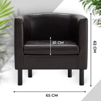 Интерьерное кресло Mio Tesoro Агата 351 (коричневый 87) - Превью изображения №3 — Интернет-магазин Time-Shop