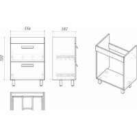  Grossman Тумба под умывальник Нео 60 106028 - Превью изображения №7 — Интернет-магазин Time-Shop