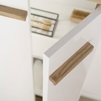  Lauter Шкаф-полупенал Навесной Adri (белый глянец) - Превью изображения №3 — Интернет-магазин Time-Shop