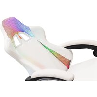 Игровое (геймерское) кресло Knight Wolf RGB (белый) - Превью изображения №8 — Интернет-магазин Time-Shop