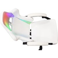 Игровое (геймерское) кресло Knight Wolf RGB (белый) - Превью изображения №7 — Интернет-магазин Time-Shop