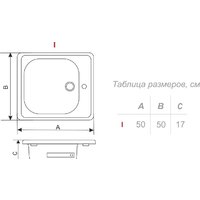 Кухонная мойка Antika Antika 50x50 51101 (белая орхидея) - Превью изображения №2 — Интернет-магазин Time-Shop
