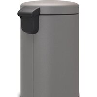 Мусорное ведро Brabantia Pedal Bin NewIcon 12 л (минерально-серый) - Превью изображения №3 — Интернет-магазин Time-Shop