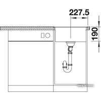 Кухонная мойка Blanco Dalago 45-F (темная скала) [518847] - Превью изображения №4 — Интернет-магазин Time-Shop