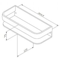  AM.PM Полка Sensation A3034800 - Превью изображения №3 — Интернет-магазин Time-Shop