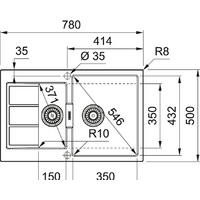 Кухонная мойка Franke Sirius 2.0 S2D 651-78 Tectonite 143.0628.386 (серый) - Превью изображения №2 — Интернет-магазин Time-Shop