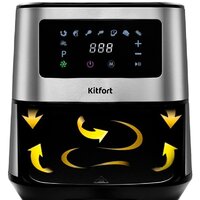 Аэрогриль (аэрофритюрница) Kitfort KT-2228 - Превью изображения №2 — Интернет-магазин Time-Shop