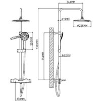 Душевая система  Esko STT5054 - Превью изображения №6 — Интернет-магазин Time-Shop