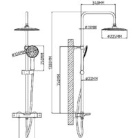Душевая система  Esko STT5054 - Превью изображения №6 — Интернет-магазин Time-Shop