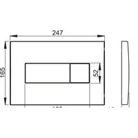 Панель смыва Alcaplast M370 - Превью изображения №2 — Интернет-магазин Time-Shop