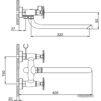 Смеситель Gappo G2251 - Превью изображения №2 — Интернет-магазин Time-Shop