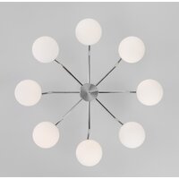 Люстра средней высоты Евросвет 70154/8 (хром) - Превью изображения №3 — Интернет-магазин Time-Shop