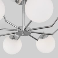 Люстра средней высоты Евросвет 70154/8 (хром) - Превью изображения №2 — Интернет-магазин Time-Shop