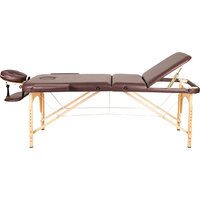 Массажный стол Atlas Sport складной 3-с деревянный 60 см (коричневый) - Превью изображения №3 — Интернет-магазин Time-Shop