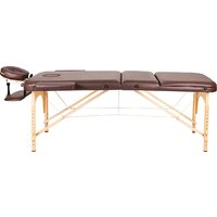 Массажный стол Atlas Sport складной 3-с деревянный 60 см (коричневый) - Превью изображения №2 — Интернет-магазин Time-Shop
