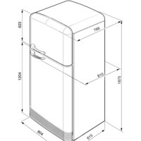 Холодильник Smeg FAB50RCRB - Превью изображения №6 — Интернет-магазин Time-Shop