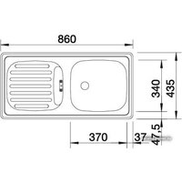 Кухонная мойка Blanco FLEX [511917] - Превью изображения №2 — Интернет-магазин Time-Shop
