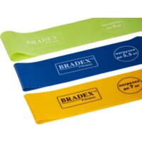 Набор фитнес резинок Bradex SF 0321 (3 шт, от 4 до 7 кг) - Превью изображения №3 — Интернет-магазин Time-Shop
