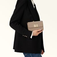 Женская сумка FURLA 1927 Mini Bag (stucco gray) - Превью изображения №6 — Интернет-магазин Time-Shop