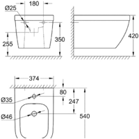 Биде Grohe Euro 39208000 - Превью изображения №2 — Интернет-магазин Time-Shop