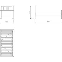 Кровать Mio Tesoro Сага 90x200 2.08.04.050.14 (белый/ясень) - Превью изображения №2 — Интернет-магазин Time-Shop