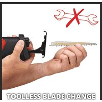 Сабельная пила Einhell TP-AP 18/28 Li BL - Solo 4326310 (без АКБ) - Превью изображения №3 — Интернет-магазин Time-Shop