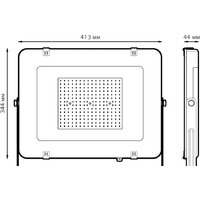 Уличный прожектор Gauss Elementary 200W 6500К 691511200 - Превью изображения №6 — Интернет-магазин Time-Shop