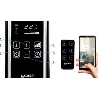 Масляный радиатор Yoer Inferno OFR1025BK - Превью изображения №3 — Интернет-магазин Time-Shop