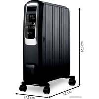 Масляный радиатор Yoer Inferno OFR1025BK - Превью изображения №8 — Интернет-магазин Time-Shop