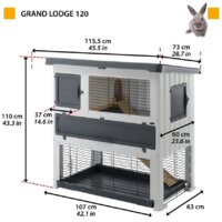 Клетка Ferplast Grand Lodge Plus 120 57087800 - Превью изображения №12 — Интернет-магазин Time-Shop