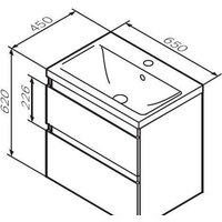  AM.PM Тумба под умывальник X-Joy M85AFHX0652WG - Превью изображения №8 — Интернет-магазин Time-Shop