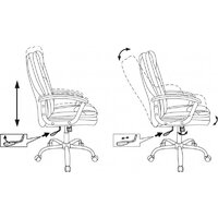 Офисное кресло Бюрократ CH-868SL (черный) - Превью изображения №11 — Интернет-магазин Time-Shop
