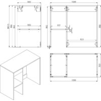  ЗОВ Тумба под умывальник Стамбул 100 S100LAW0LAWWM (аттик) - Превью изображения №5 — Интернет-магазин Time-Shop