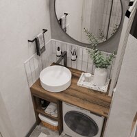  ЗОВ Тумба под умывальник Стамбул 100 S100LAW0LAWWM (аттик) - Превью изображения №3 — Интернет-магазин Time-Shop