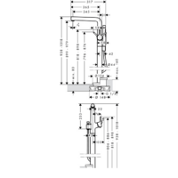 Смеситель Hansgrohe Talis S 72412000 - Превью изображения №4 — Интернет-магазин Time-Shop